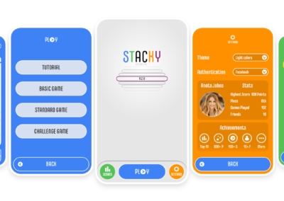 Stacky 2 Mobile game UI